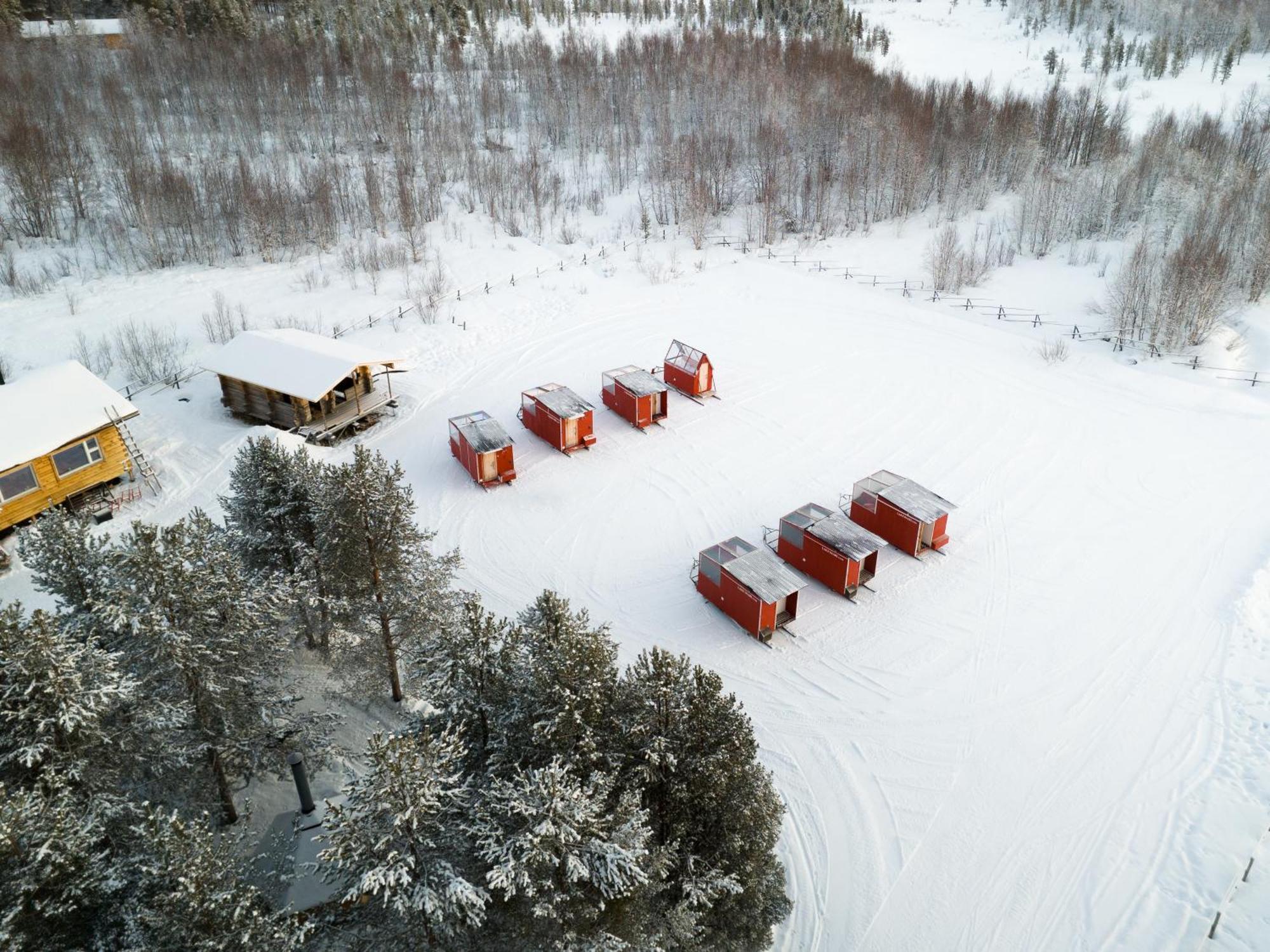 Lake Inari Mobile Cabins Ngoại thất bức ảnh